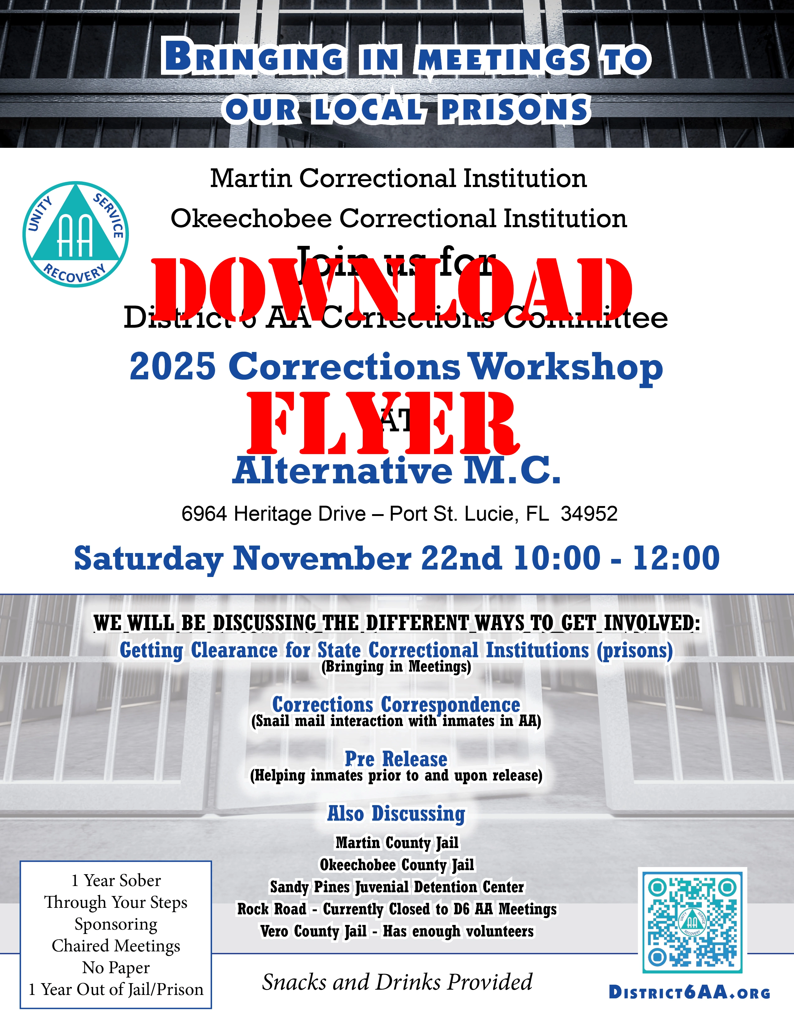 District 6 2025 Corrections Workshop